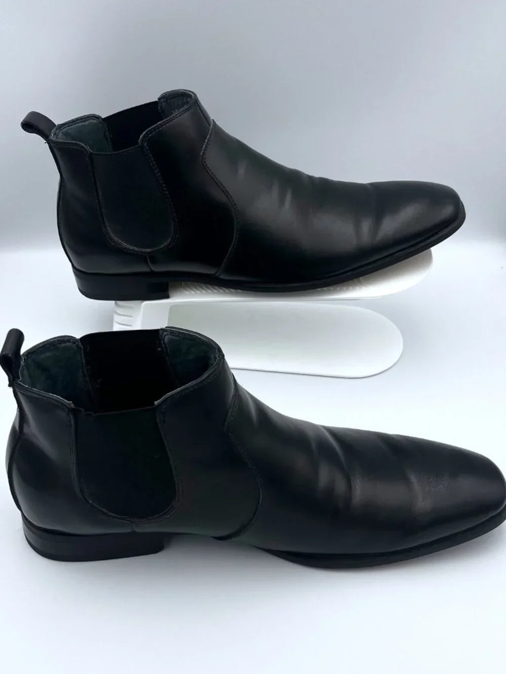 Giorgio Brutini - Men's Black Leather Ankle Boots Shoes – Size 10M